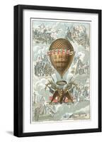 The Balloon of the Coronation of Napoleon-null-Framed Giclee Print
