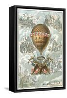 The Balloon of the Coronation of Napoleon-null-Framed Stretched Canvas