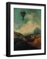 The Balloon, or the Rising of the Montgolfiere-Suzanne Valadon-Framed Giclee Print