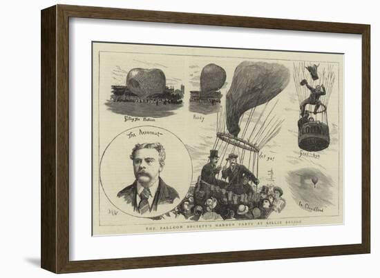 The Balloon Society's Garden Party at Lillie Bridge-William Lionel Wyllie-Framed Giclee Print