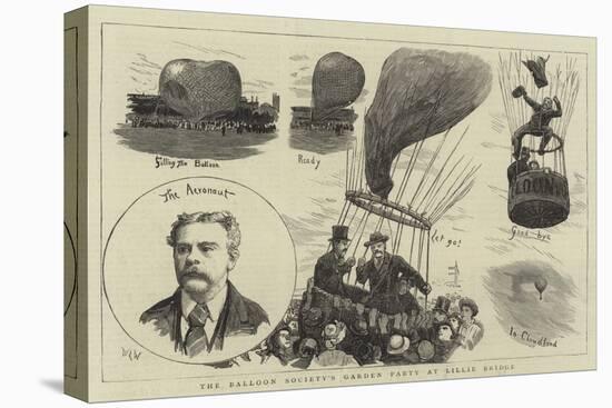 The Balloon Society's Garden Party at Lillie Bridge-William Lionel Wyllie-Stretched Canvas