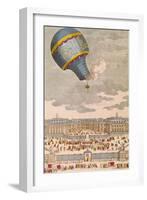 The Ballooning Experiment at the Chateau de Versailles, 19th September, 1783-null-Framed Giclee Print