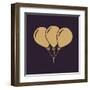 The Balloons Icon. Fun and Celebration, Birthday Symbol. Flat-Vladislav Markin-Framed Art Print