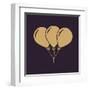 The Balloons Icon. Fun and Celebration, Birthday Symbol. Flat-Vladislav Markin-Framed Art Print