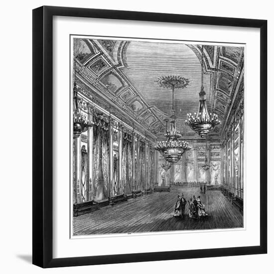 The Ballroom at Willis's Rooms, London, 1891-null-Framed Giclee Print