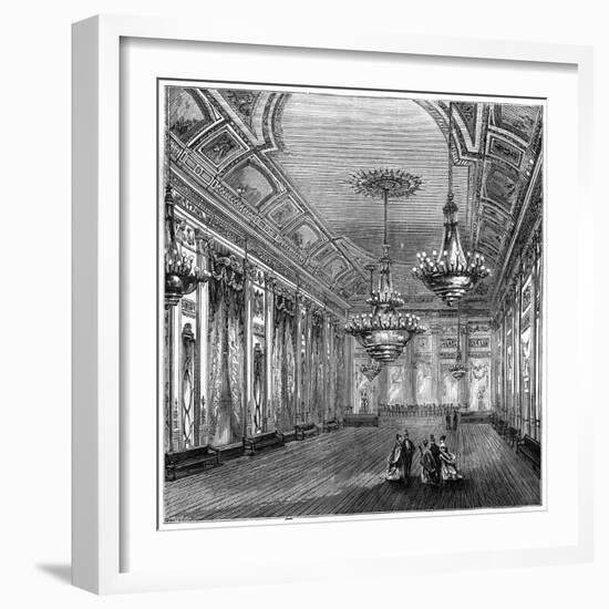 The Ballroom at Willis's Rooms, London, 1891-null-Framed Giclee Print