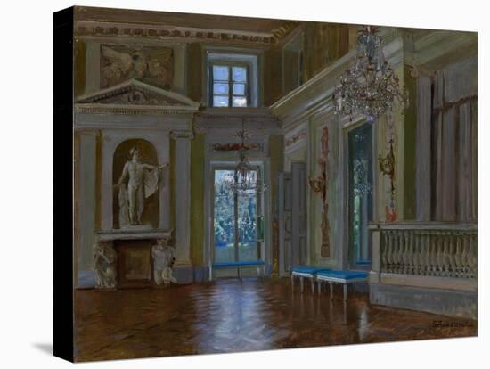 The Ballroom of the Lazienki Palace-Stanislav Yulianovich Zhukovsky-Stretched Canvas