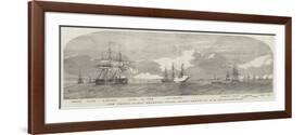 The Baltic Fleet Entering Winga Sound-Oswald Walters Brierly-Framed Giclee Print