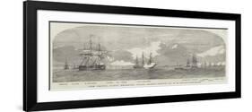 The Baltic Fleet Entering Winga Sound-Oswald Walters Brierly-Framed Giclee Print