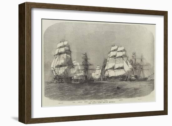 The Baltic Fleet Leaving Spithead-Edwin Weedon-Framed Giclee Print