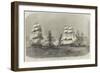 The Baltic Fleet Leaving Spithead-Edwin Weedon-Framed Giclee Print