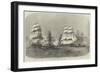 The Baltic Fleet Leaving Spithead-Edwin Weedon-Framed Giclee Print