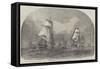 The Baltic Fleet Leaving Spithead-Edwin Weedon-Framed Stretched Canvas