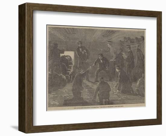 The Baltic Fleet Post-Office, on Board HMS The Duke of Wellington-null-Framed Giclee Print