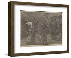 The Baltic Fleet Post-Office, on Board HMS The Duke of Wellington-null-Framed Giclee Print