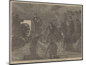 The Baltic Fleet Post-Office, on Board HMS The Duke of Wellington-null-Mounted Giclee Print