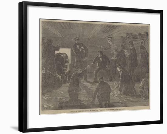 The Baltic Fleet Post-Office, on Board HMS The Duke of Wellington-null-Framed Giclee Print