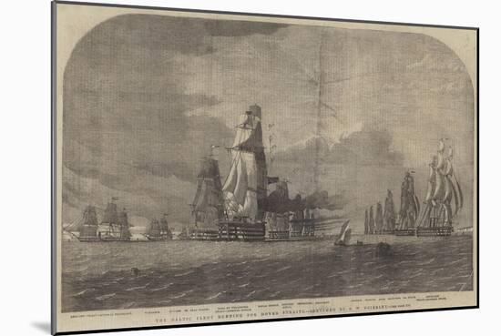 The Baltic Fleet Running for Dover Straits-Oswald Walters Brierly-Mounted Giclee Print