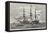 The Baltic Fleet, The Exmouth, 91, Flag of Rear-Admiral Seymour-null-Framed Stretched Canvas