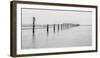 The Baltic Sea at the emergency harbour of Darßer Ort (promontory)-Jean Schwarz-Framed Photographic Print