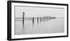 The Baltic Sea at the emergency harbour of Darßer Ort (promontory)-Jean Schwarz-Framed Photographic Print