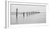 The Baltic Sea at the emergency harbour of Darßer Ort (promontory)-Jean Schwarz-Framed Photographic Print