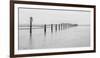 The Baltic Sea at the emergency harbour of Darßer Ort (promontory)-Jean Schwarz-Framed Photographic Print