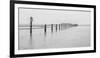 The Baltic Sea at the emergency harbour of Darßer Ort (promontory)-Jean Schwarz-Framed Photographic Print