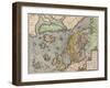 The Baltic Sea (From: Theatrum Orbis Terraru), C. 1608-1610-Abraham Ortelius-Framed Giclee Print