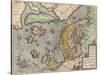 The Baltic Sea (From: Theatrum Orbis Terraru), C. 1608-1610-Abraham Ortelius-Stretched Canvas