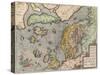 The Baltic Sea (From: Theatrum Orbis Terraru), C. 1608-1610-Abraham Ortelius-Stretched Canvas