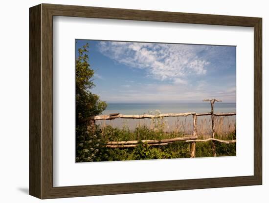 The Baltic Sea, RŸgen, Coast, Fence-Catharina Lux-Framed Photographic Print