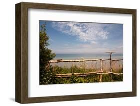 The Baltic Sea, RŸgen, Coast, Fence-Catharina Lux-Framed Photographic Print