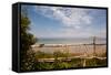 The Baltic Sea, RŸgen, Coast, Fence-Catharina Lux-Framed Stretched Canvas