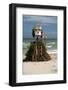 The Baltic Sea, RŸgen, North Beach, Neptune Figure-Catharina Lux-Framed Photographic Print