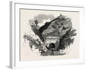 The Baltimore and Ohio Railway: Ringwood Tunnel, USA-null-Framed Giclee Print