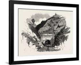 The Baltimore and Ohio Railway: Ringwood Tunnel, USA-null-Framed Giclee Print