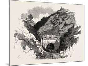 The Baltimore and Ohio Railway: Ringwood Tunnel, USA-null-Mounted Giclee Print