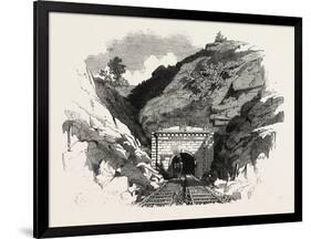 The Baltimore and Ohio Railway: Ringwood Tunnel, USA-null-Framed Giclee Print