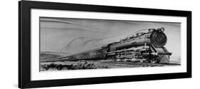 The Baltimore and Ohio-Otto Kuhler-Framed Giclee Print