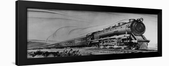 The Baltimore and Ohio-Otto Kuhler-Framed Giclee Print