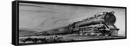 The Baltimore and Ohio-Otto Kuhler-Framed Stretched Canvas