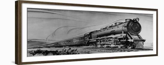 The Baltimore and Ohio-Otto Kuhler-Framed Giclee Print