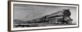 The Baltimore and Ohio-Otto Kuhler-Framed Giclee Print