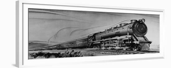 The Baltimore and Ohio-Otto Kuhler-Framed Giclee Print