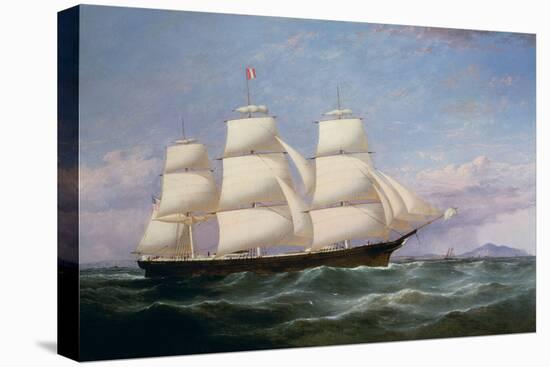 The Baltimore Clippership Carrier Dove, 1856-Samuel Walters-Stretched Canvas
