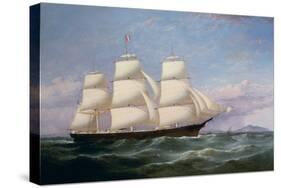 The Baltimore Clippership Carrier Dove, 1856-Samuel Walters-Stretched Canvas