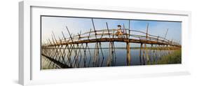 The Bamboo Bridge-Nhiem Hoang The-Framed Giclee Print