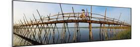 The Bamboo Bridge-Nhiem Hoang The-Mounted Giclee Print