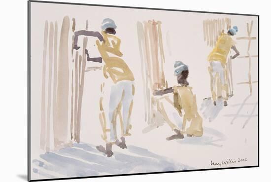 The Bamboo Fence, Senegal, 2003-Lucy Willis-Mounted Giclee Print